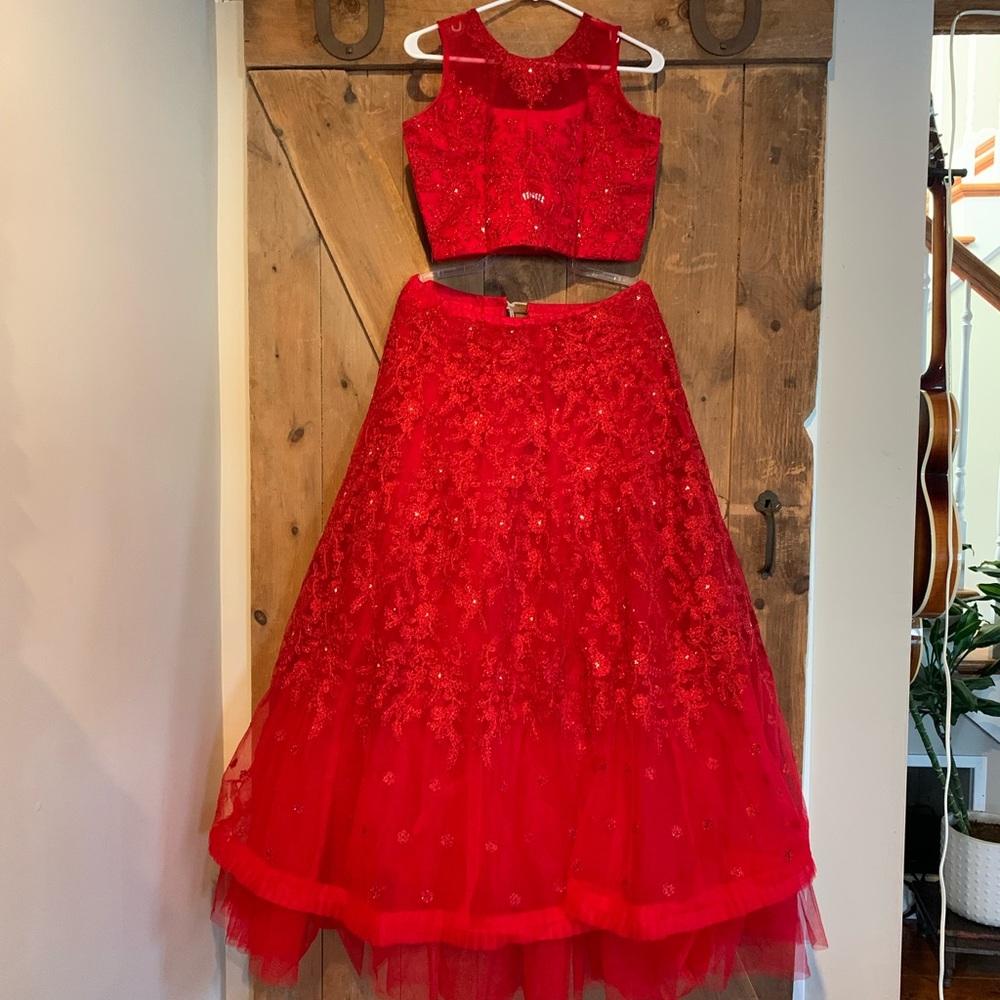 Stunning Red Lehenga